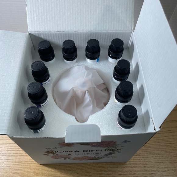 Life of Leisure Aroma Diffuser Lighted Aromatherapy Plus 10 Essential Oils Gift! - Picture 9 of 12